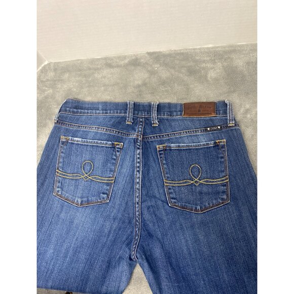 Lucky Brand SofiaWomens Sz12 Denim Blue Jeans Boot cut Western casual stretchy - Picture 9 of 9